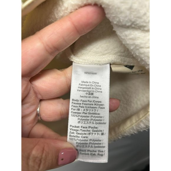 Madewell XXS (Re)sourced Fleece Quilted-Pocket Popover Jacket - Picture 7 of 8